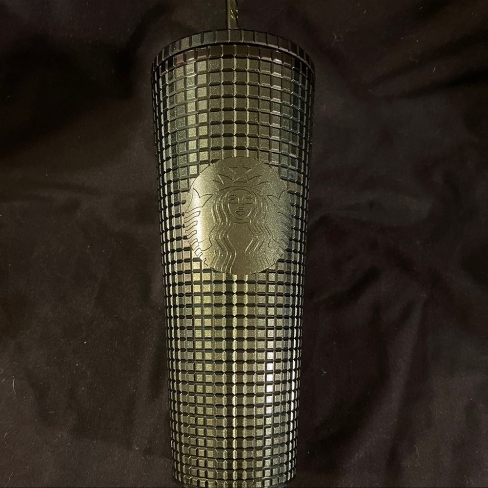 Starbucks Venti holiday Green grid cup